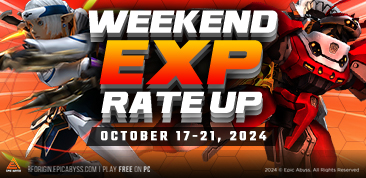 WEEKEND EXP RATE UP