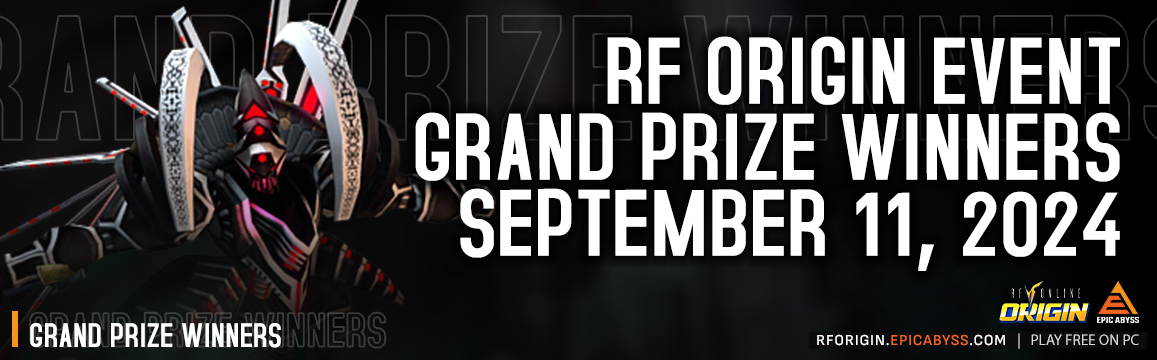 GRAND PRIZE WINNERS 11 SEPTEMBER 2024