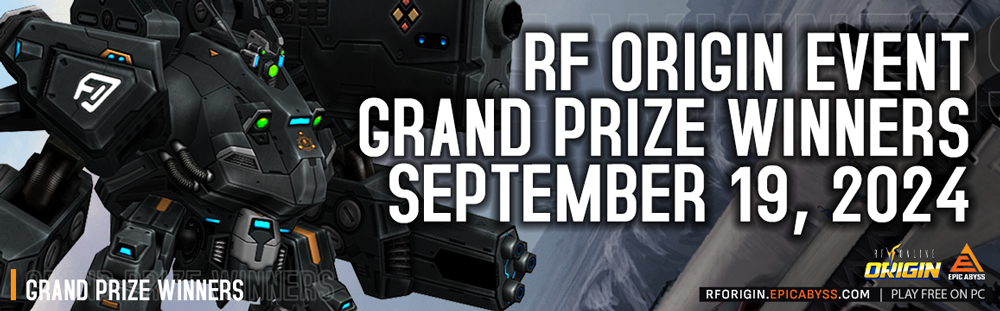 GRAND PRIZE WINNERS 19 SEPTEMBER 2024