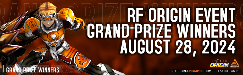 GRAND PRIZE WINNERS 28 AUGUST 2024