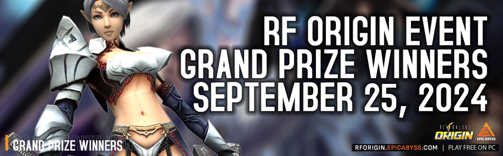 GRAND PRIZE WINNERS 25 SEPTEMBER 2024