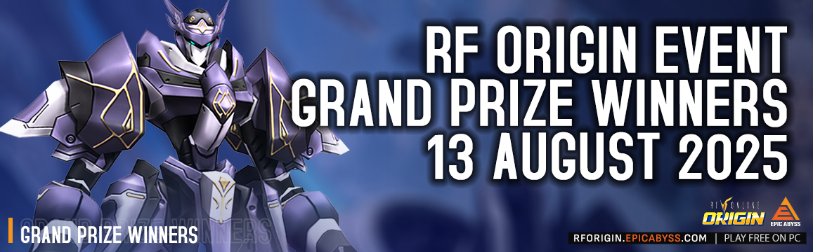 GRAND PRIZE WINNERS - 13 AGUSTUS 2025