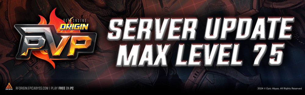 UPDATE LEVEL CAP 75 SERVER PVP