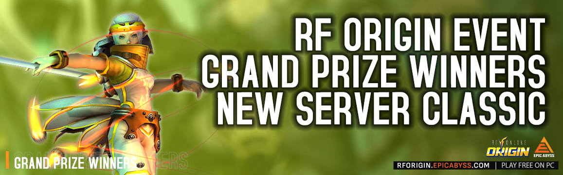 GRANDPRIZE WINNER - NEW SERVER CLASSIC