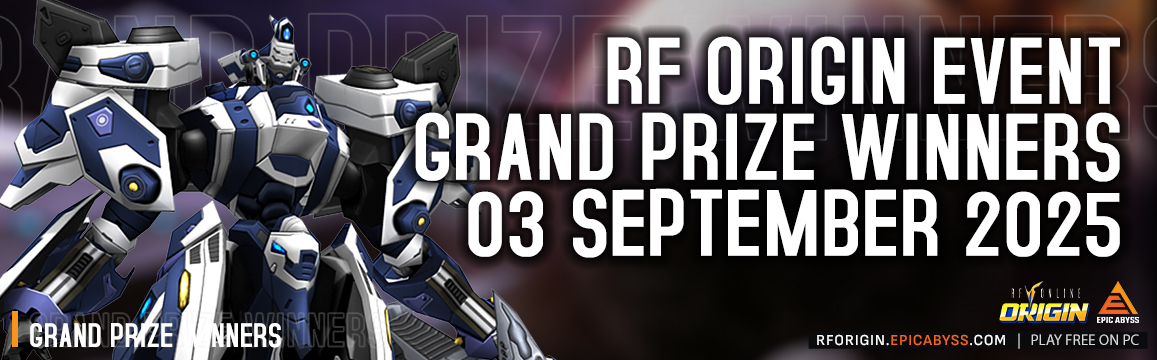 GRAND PRIZE WINNER - 03 SEPTEMBER 2025