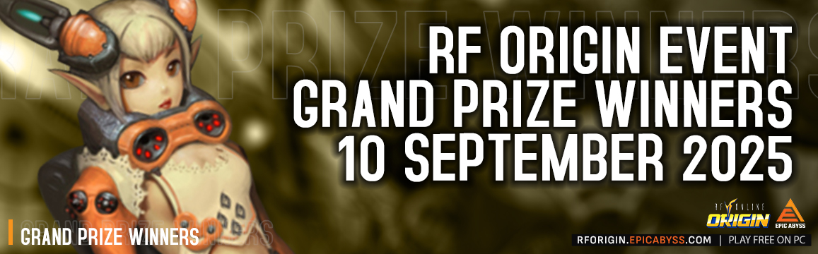 GRAND PRIZE WINNERS - 10 SEPTEMBER 2025