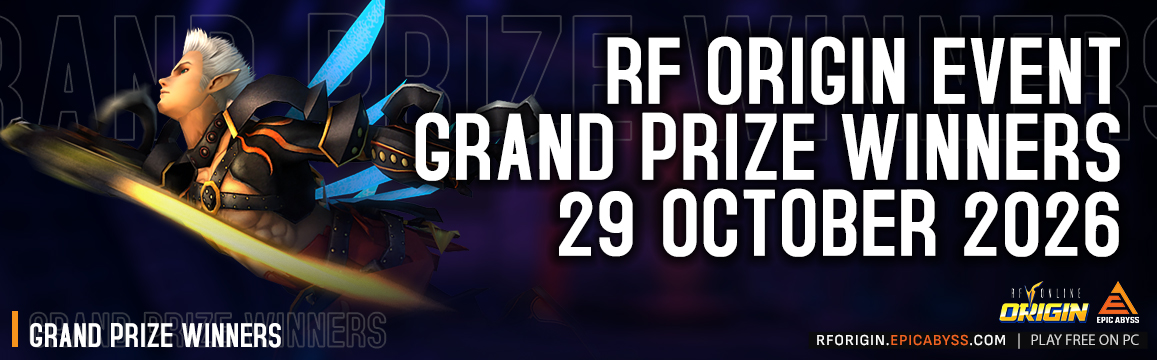 GRAND PRIZE WINNERS - 29 OCTOBER 2026