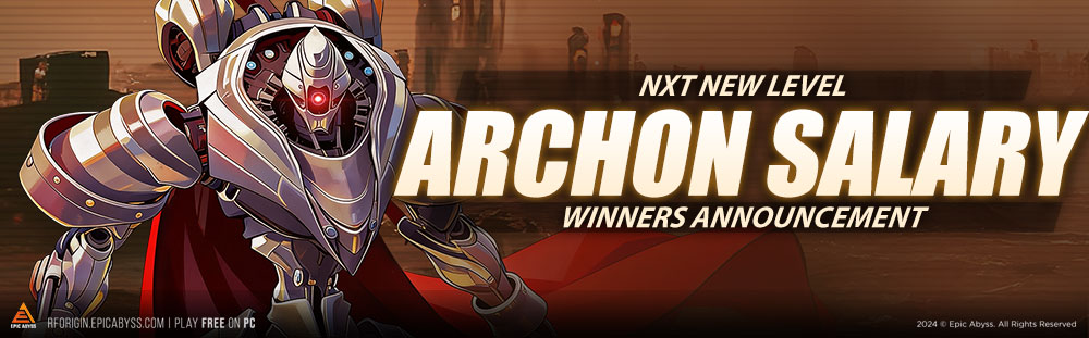 ARCHON SALARY - WINNER ANNOUNCEMENT