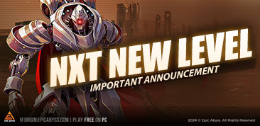 NXT NEW LEVEL IMPORTANT ANNOUNCEMENT