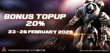 BONUS TOPUP 20 PERSEN
