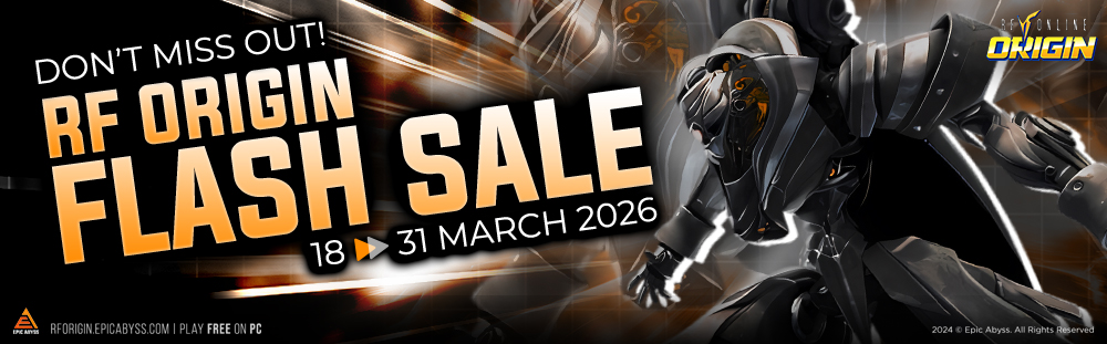 RF ORIGIN FLASH SALE