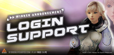 GRAND PRIZE WINNERS - LOGIN SUPPORT