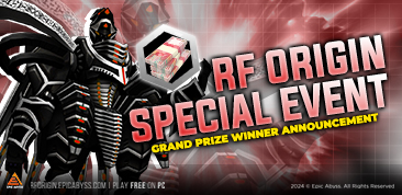 GRAND PRIZE WINNERS - RF ORIGIN SPECIAL EVENT