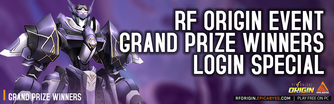GRANDPRIZE WINNER - LOGIN SPECIAL 