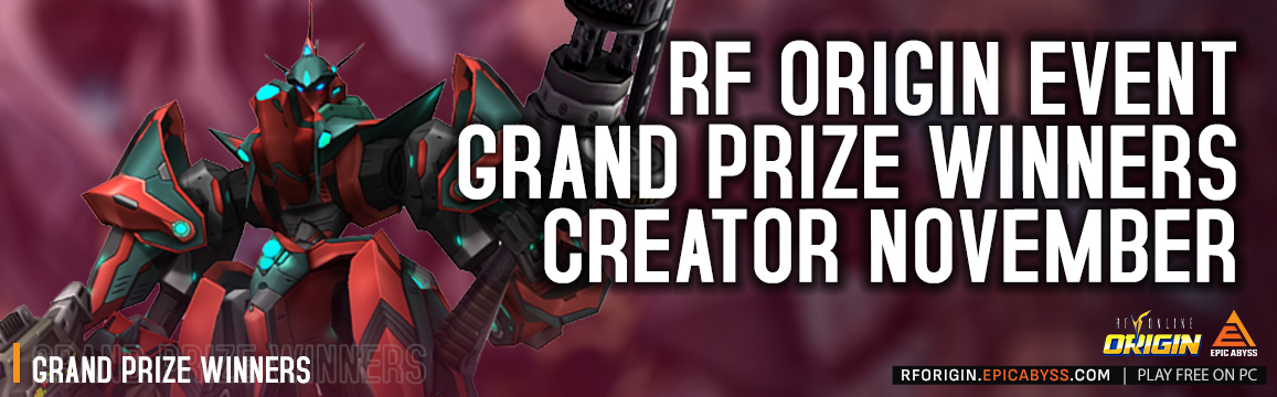 GRANDPRIZE WINNER - CREATOR NOVEMBER 